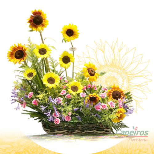 Canasta de Girasoles