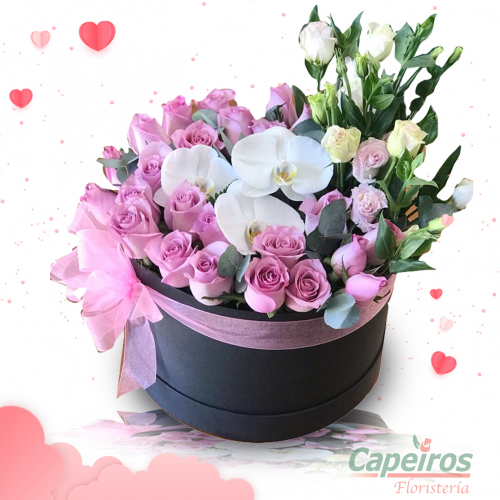 Rosas con Orquideas