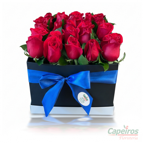 Caja Cuadrada con Rosas