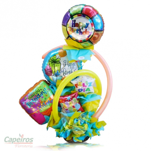 Globos cumpleaños 17